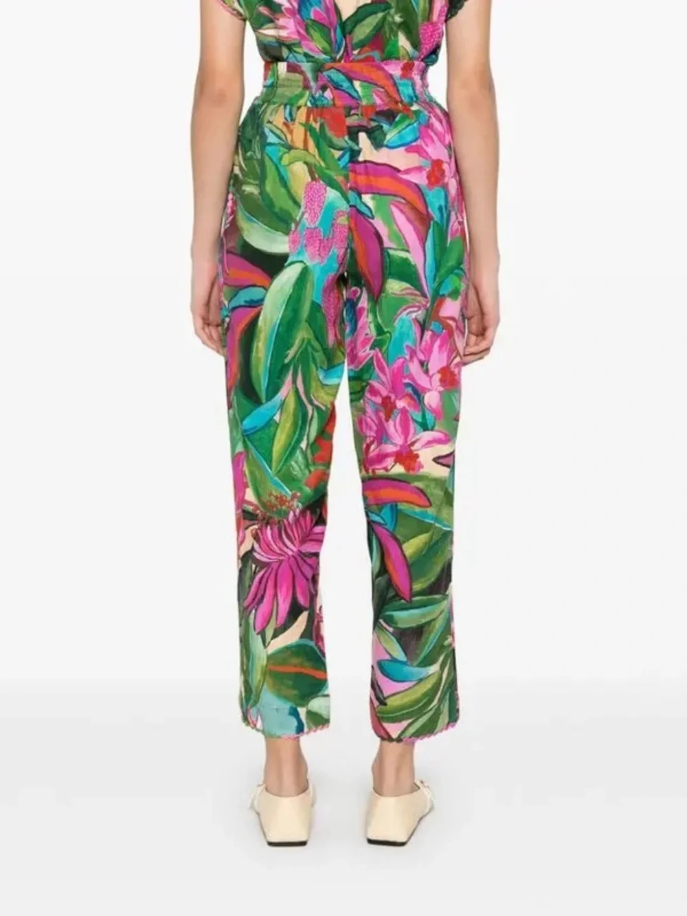 FARM RIO Jardín de Reve Floral-Print Pants XL NWOT - Picture 16 of 16